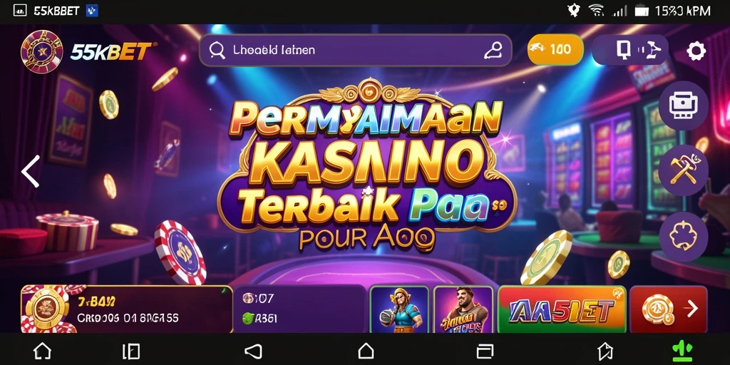Tampilan gameplay mengasyikkan dari 55KBET yang penuh warna.