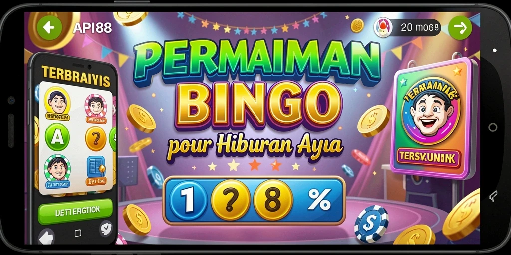 Tampilan gameplay seru dalam permainan Bingo API88.