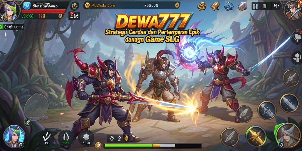 Screenshot gameplay DEWA777 menampilkan pertempuran strategi yang intens dan mendebarkan.