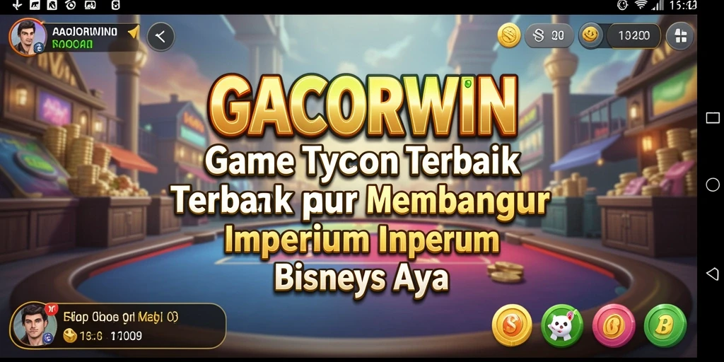 Tampilan gameplay menarik dalam GACORWIN yang menunjukkan bisnis yang berkembang.