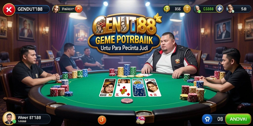 Gameplay poker seru dan kompetitif di GENDUT188.