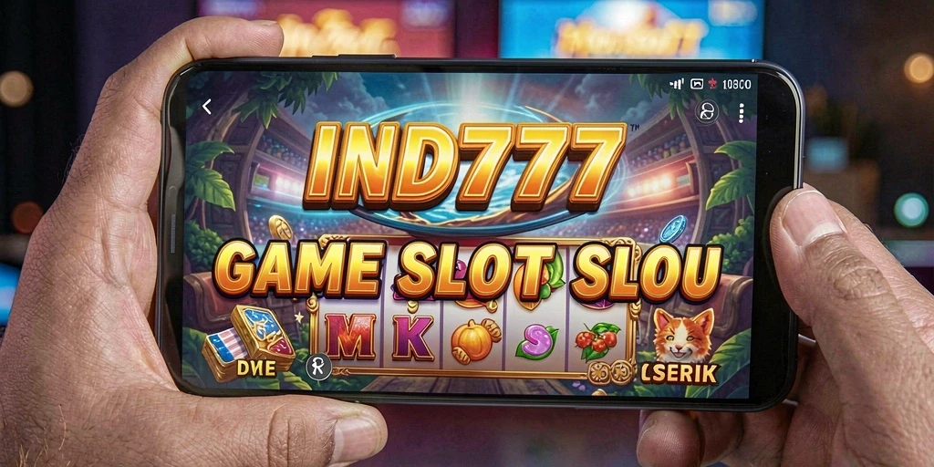 Tampilan gameplay slot IND777 yang seru dan berwarna-warni.