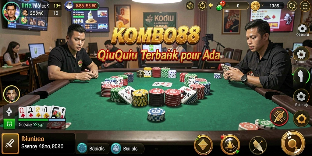Tangkapan layar game QiuQiu KOMBO88 yang menampilkan aksi seru.