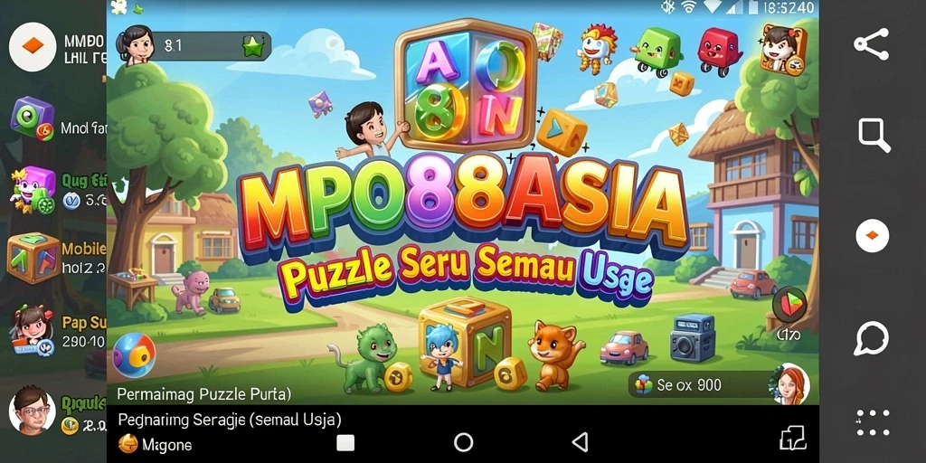 Screenshot MPO88ASIA menampilkan gameplay Puzzle yang menantang dan menyenangkan.