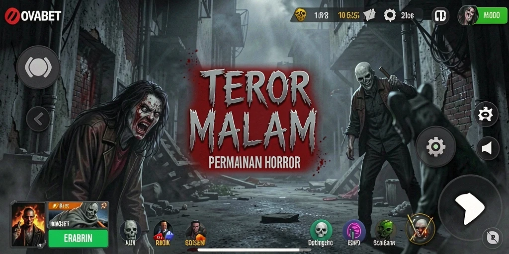Gameplay menakutkan dari OVABET dengan atmosfir Horror yang mencekam.