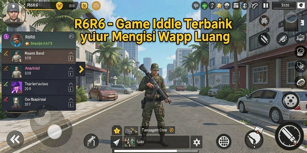 Tampilan gameplay R6R6 yang menarik saat bermain Idle.