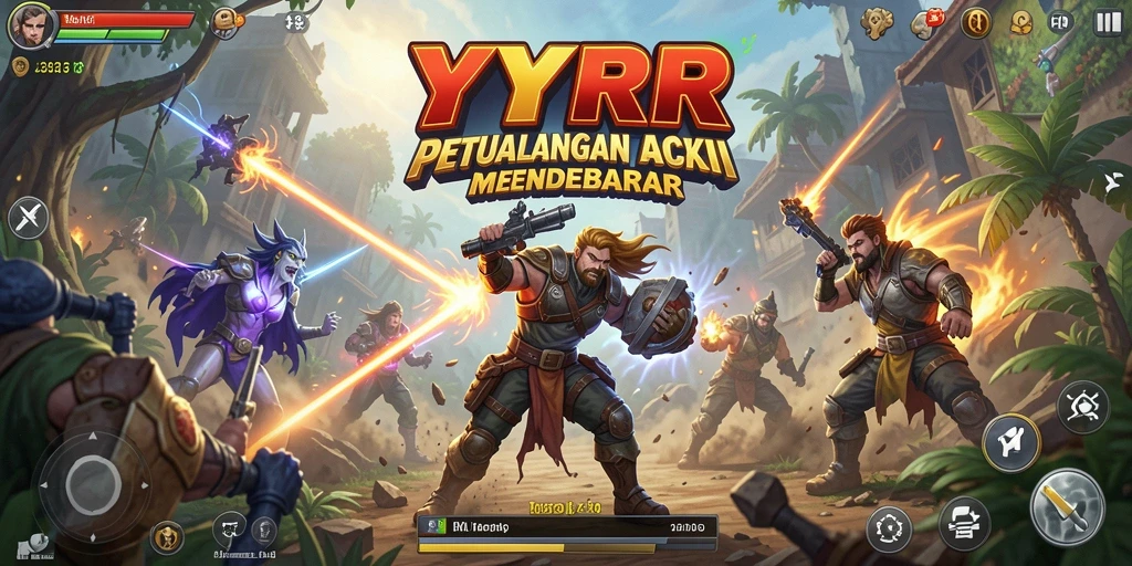 Screenshot gameplay YYRR menampilkan aksi yang mendebarkan dengan grafik luar biasa.